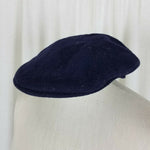 Kangol 100% Wool Felt Newsboy Cabbie Ascot Hat Mens Adults 20 Navy Blue England