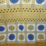 Henna Print Cotton Tapestry Screenprint Blanket Topper Sheet Bedspread India NWT
