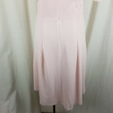 Ann Taylor Factory Fit & Flare Pale Pink Chiffon Twirl Dress Womens 8 NWT $110