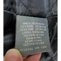 Spiewak Wool Double Breasted Peacoat Coat Mens M Maine Crest Gold Buttons Black