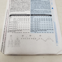 Vintage Butterick B5184 Sewing Pattern Tiered Wedding Dress 8-10-12-14 Bride