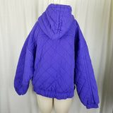 Obermeyer Tantric Reversible 80s Puffer Ski Winter Parka Jacket Womens 12 VTG