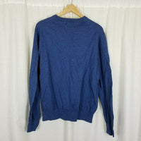 Brooks Brothers 100% Supima Cotton Crewneck Pullover Sweater Mens XL Blue