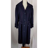 Delta Airline Vintage Flight Attendant Trench Coat Removable Lining Womens S M