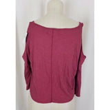 Abercrombie & Fitch Off Cold Shoulder Jersey Knit Top Tunic Shirt Womens XS