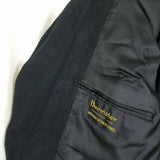 Vintage Barrister 100% Camel Hair Black Blazer Jacket Sportcoat Mens size 40 42