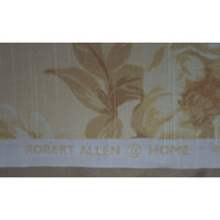 Robert Allen Floral Roses Yellow Gold Upholstery Drapery Fabric 9+ Yards at Home