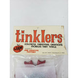 Tinklers Vintage 70's Christmas Ornaments Windchimes Jam Creative Pottery 1975