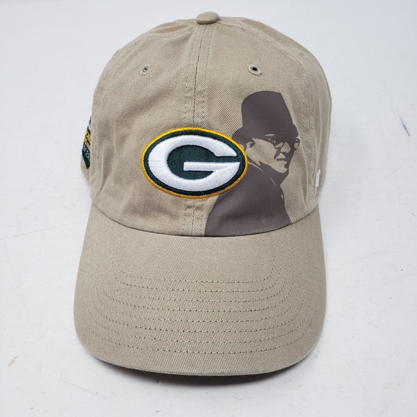 Vintage Green Bay Packers vs Cancer NFL Strapback Hat Cap Vince Lombardi 47