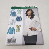 Simplicity Sewing Pattern 3789 Button Shirt Tunic Top Women 14 16 18 20 22 UNCUT