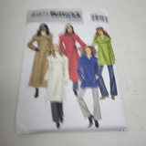 BUTTERICK Classics Sewing Pattern B4875 Women Sizes 8-10-12-14 Jacket Coat