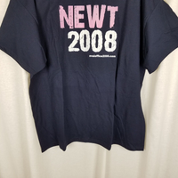 Newt Gingrich for President 2008 Campaign TShirt Mens 2XL Hanes Authentic Cotton