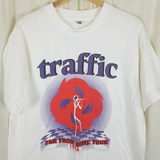 Vintage 1994 Traffic TShirt Far From Home Tour Mens XL Double Sided Concert