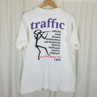 Vintage 1994 Traffic TShirt Far From Home Tour Mens XL Double Sided Concert