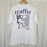 Vintage 1994 Traffic TShirt Far From Home Tour Mens XL Double Sided Concert