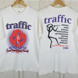 Vintage 1994 Traffic TShirt Far From Home Tour Mens XL Double Sided Concert