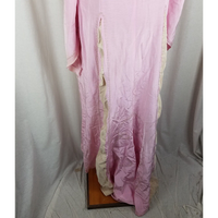 Vintage Renaissance Faire Maiden Maxi Dress Handmade Costume Womens XL 1X Pink