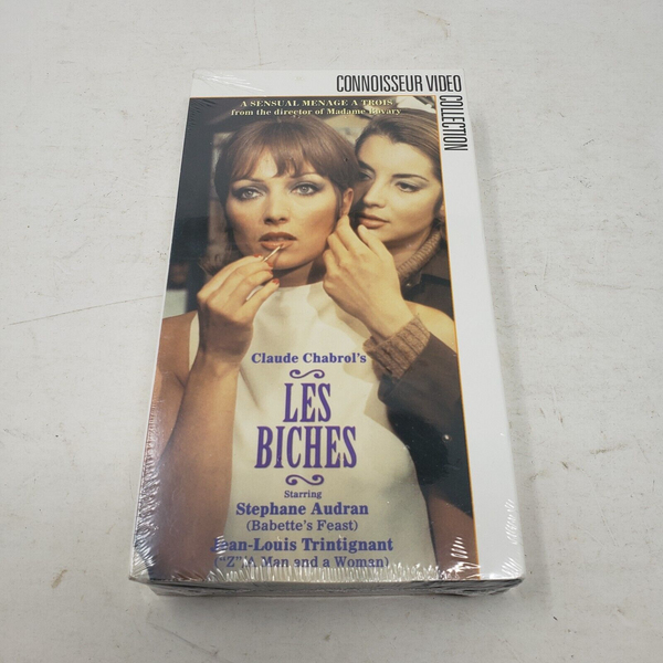 1992 Les Biches R-rated Movie French English VHS Vintage LGBTQ Menage A Trois