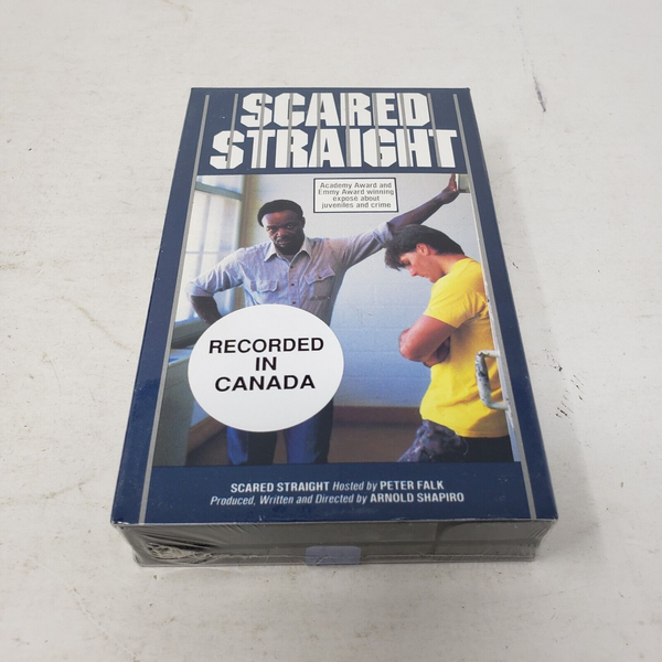 Scared Straight BETAMAX Beta Factory Sealed 1986 Recorded in Canada Not VHS