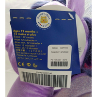 BUILD A BEAR MLP My Little Pony Twilight Sparkle Stuffed Unicorn Horse Pegasus