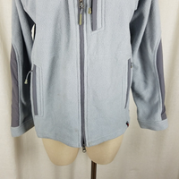 Vintage LL Bean Polartec Powder Blue Fleece Full Zip Up Jacket Womens M