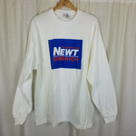 Newt Gingrich for President 2008 Campaign TShirt Mens 2XL Hanes Beefy-T LS