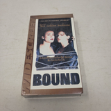 VHS Bound Movie Video Unrated 1997 Widescreen New Jennifer Tilly Gina Gershon