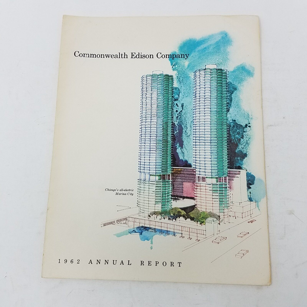 1962 Commonwealth Edison Company Annual Report Shareholders Financial Statements