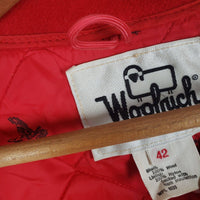 Vintage Woolrich Mackinaw Wool Cruiser Field Hunting Jacket Barn Coat Mens 42