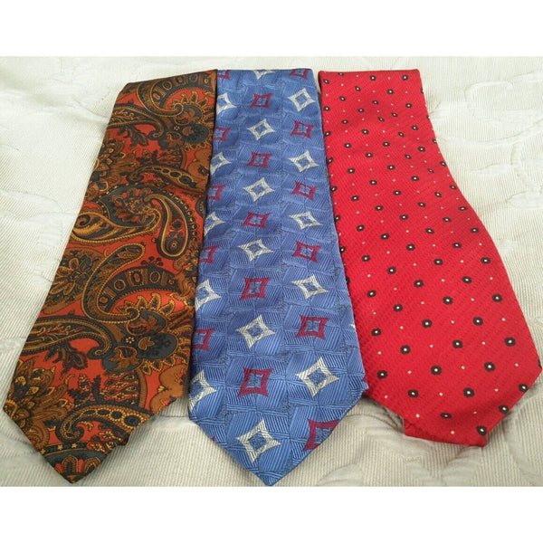 Robert Talbott Mark Berman & Sons Hand Sewn Silk Neckties 4" x 58" USA Lot 3