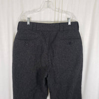 Vintage LL Bean Wool Tweed Maine Guide Pants Mens 34x30 USA Suspender Ready Gray