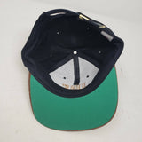 Vintage Miller Lite Genuine Draft Beer Suede Brim Mens OS Strapback Hat Cap