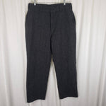 Vintage LL Bean Wool Tweed Maine Guide Pants Mens 34x30 USA Suspender Ready Gray