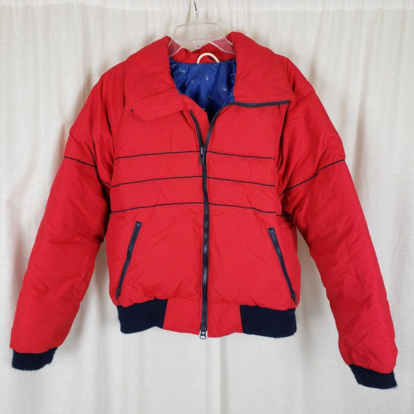 Vintage CB Sports Red Goose Down Puffer Parka Ski Jacket Womens XXL Vintage 80s