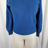 Pandora Scotchkin Wool Nordic Fair Isle Knit Henley Sweater Womens S M Jumper