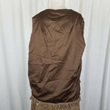 Vintage Handmade Pinstripes Wool Mod Skirt Blazer Jacket skirt Suit Womens L XL