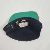 Vintage Miller Lite Genuine Draft Beer Suede Brim Mens OS Strapback Hat Cap