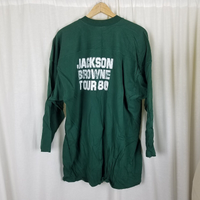 Vintage Jackson Browne Holdout Tour 80 Concert TShirt Jersey Mens XXL 2005 USA