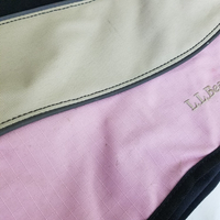 LL Bean Pink Colorblock Crossbody Flap Messenger Large Shoulder Bag Computer