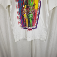 Vintage Coca Cola Coke Pop Art TShirt Mens L 90s Single Stitch USA Cotton 1994