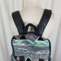 Mossimo Southwestern Aztec Tribal Print Backpack Rucksack Cinch Bag Womens OS