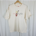The Beatles Come Together Double Sided TShirt Mens XL Hanes Guitar Logo Cotton