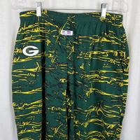 Vintage Pro Line Green Bay Packers Barbed Wire Abstract Lounge Pants Mens L USA