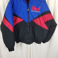 Vintage Pro Player Budweiser Spellout Puffer Parka Jacket Daniel Young Mens XL