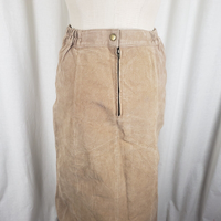 Robert Louis Long Maxi Boho Suede Skirt with Grommets Womens S Hippie Leather
