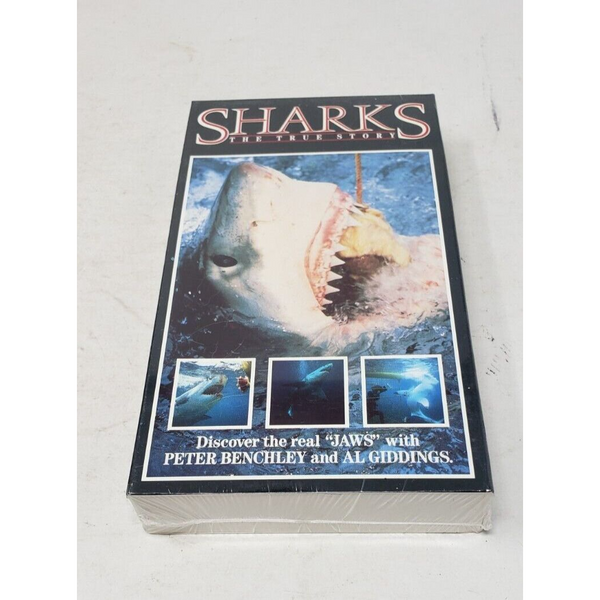 Sharks The True Story of Jaws Beta 1988 Factory Sealed No Barcode Betamax Canada